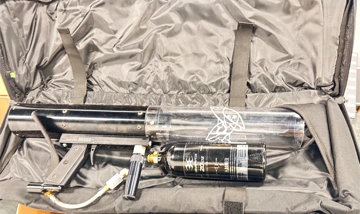 Empire T Shirt Cannon  with 20oz CO2 Tank and Case