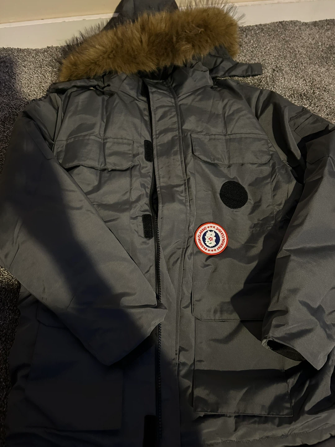 Canada goose reps Style Winter Parka - Grey