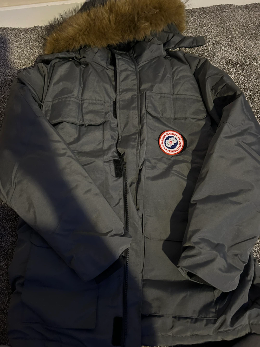 Canada goose reps Style Winter Parka - Grey - photo 2