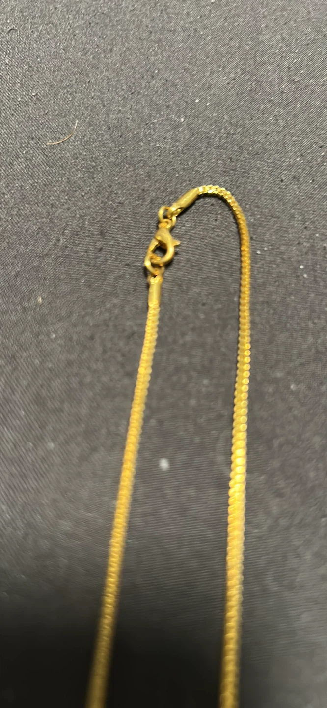 Set of 3 Gold Necklaces 14k Gold plated - photo 4