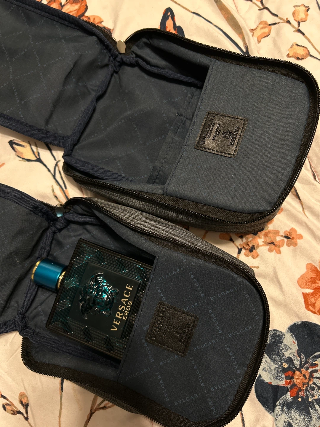 Versace Eros Eau de Toilette & Bvlgari Travel Toiletry Bags Set - photo 4
