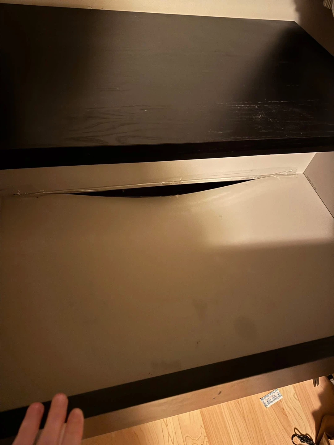 IKEA MALM 3-Drawer Dresser - Black-Brown - photo 2