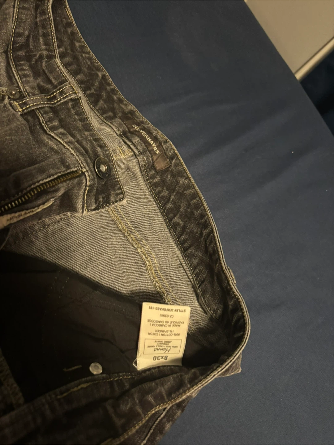 Dark Wash Denim Jeans - photo 2