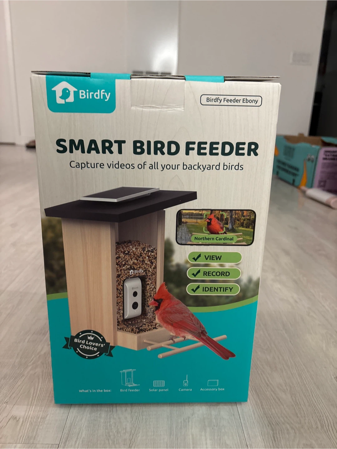 Birdfy Smart Bird Feeder Ebony