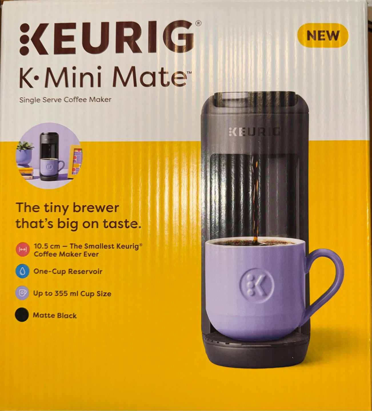 Keurig K-Mini  mate, single serve, new