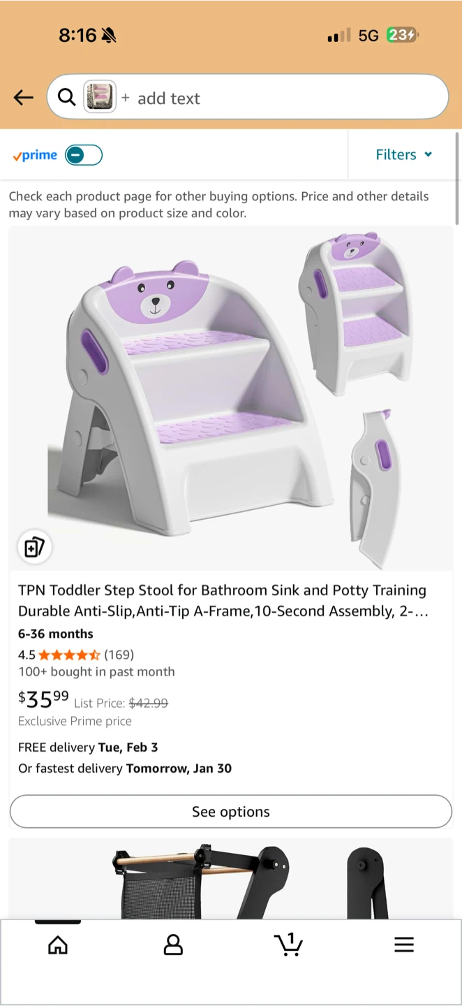 Tavishro Toddler Two Step Stool - photo 5