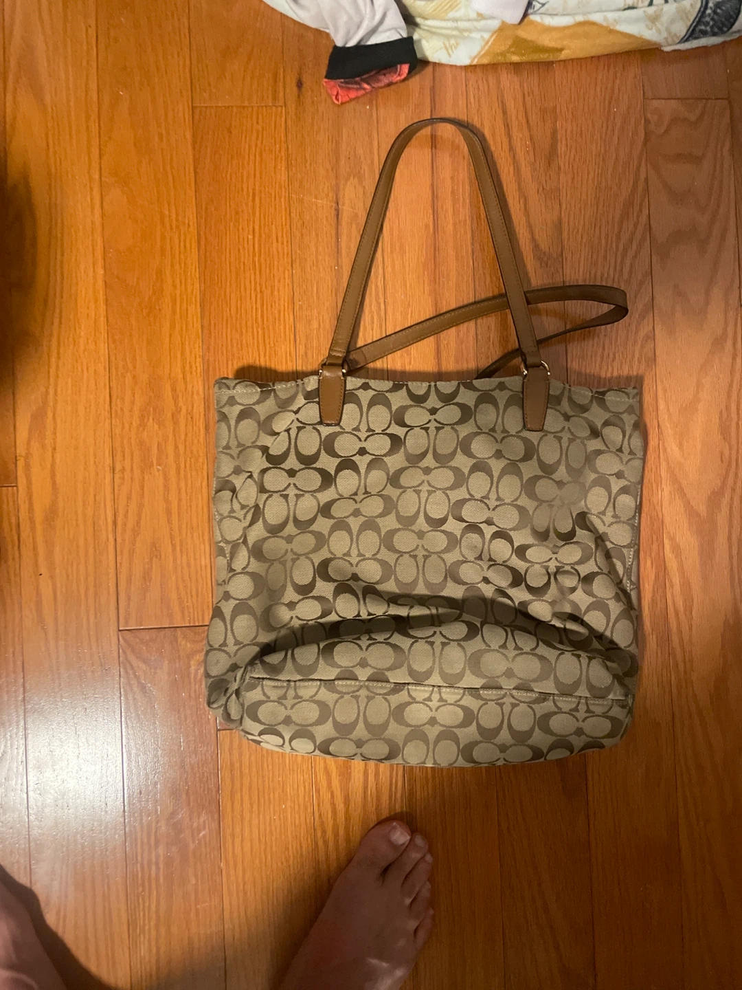 Coach Monogram Tote Bag