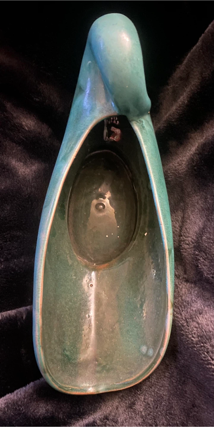 Danesi Art Green Ceramic Pitcher Vase - photo 4
