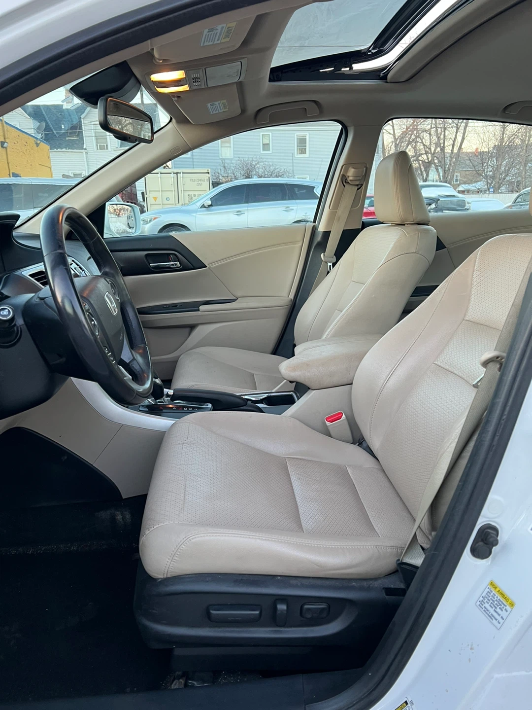 2014 White Honda Accord Sedan EX-L - photo 3
