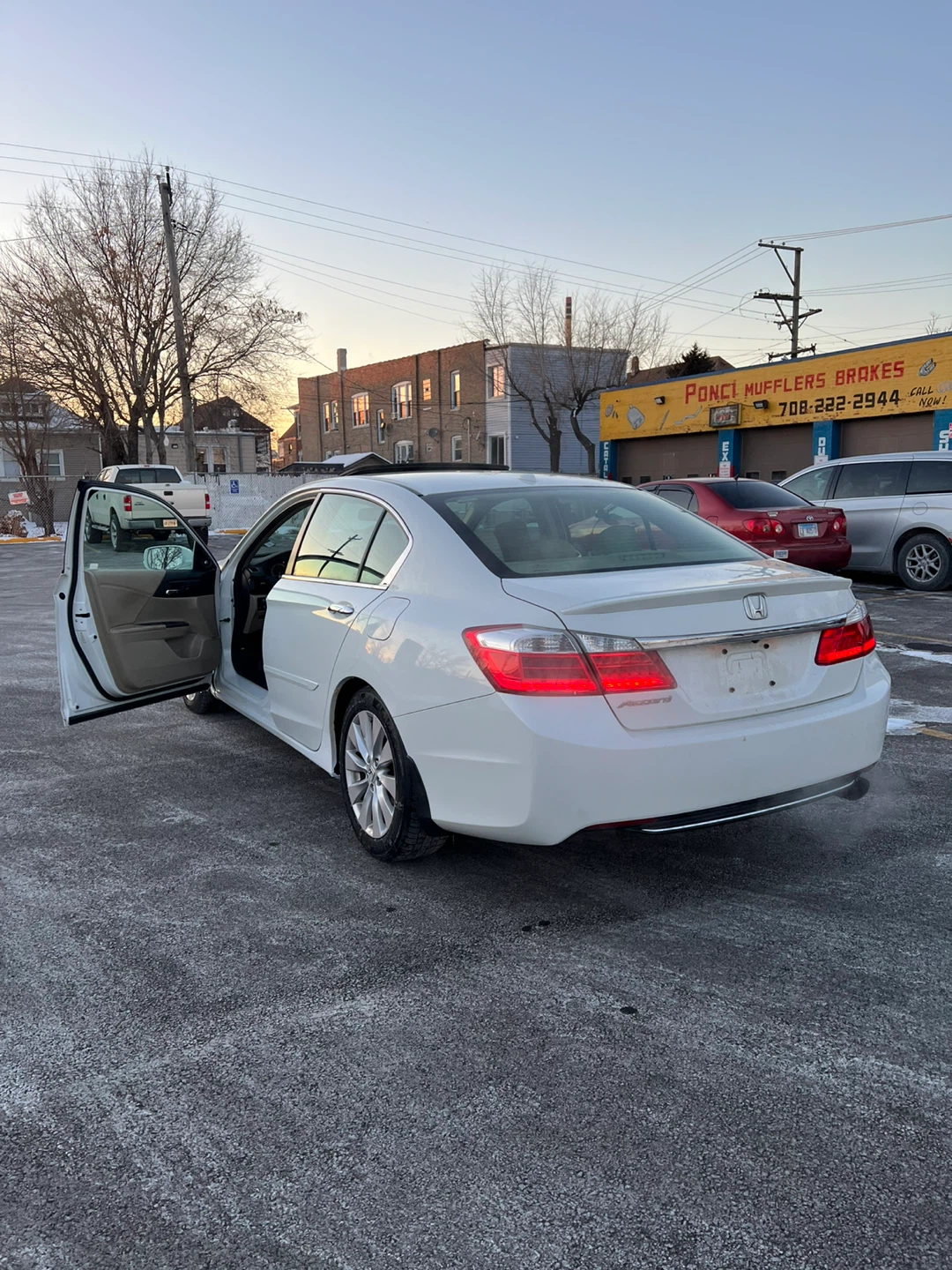 2014 White Honda Accord Sedan EX-L - photo 2
