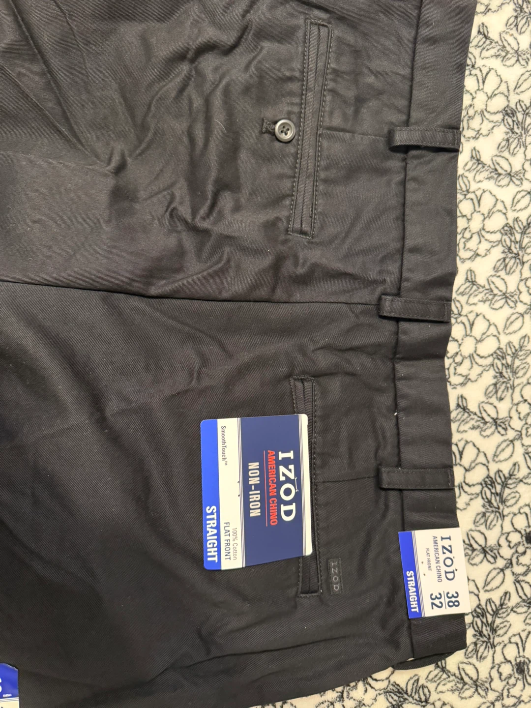 tStraight Pants - Black, Size 38x32 - photo 2