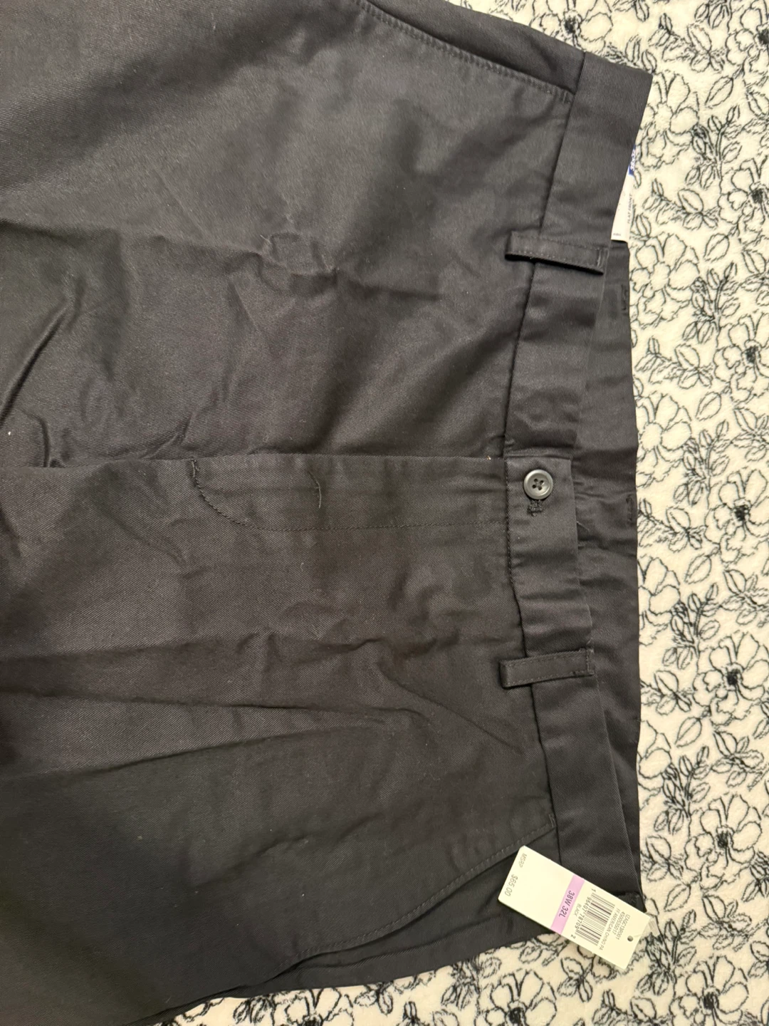 tStraight Pants - Black, Size 38x32