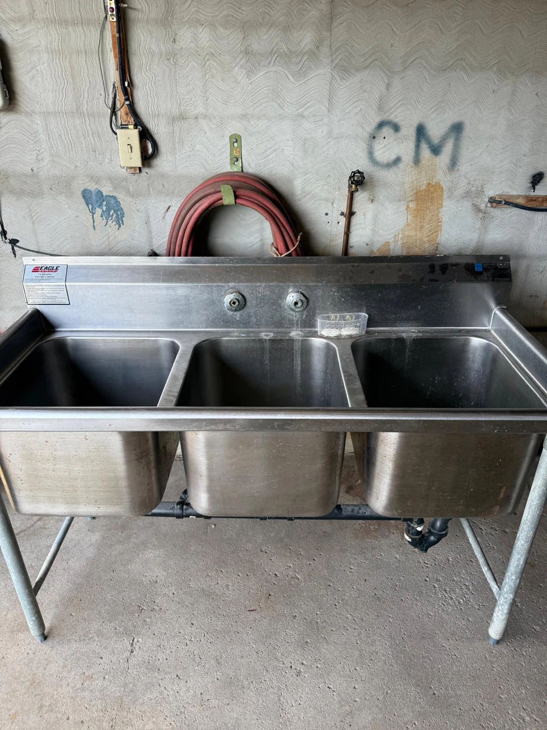 Eagle 3-Compartment Stainless Steel Sink - photo 2