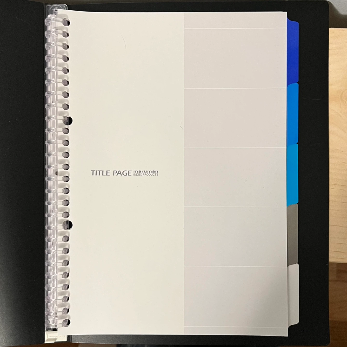 Maruman 5 chart light binder