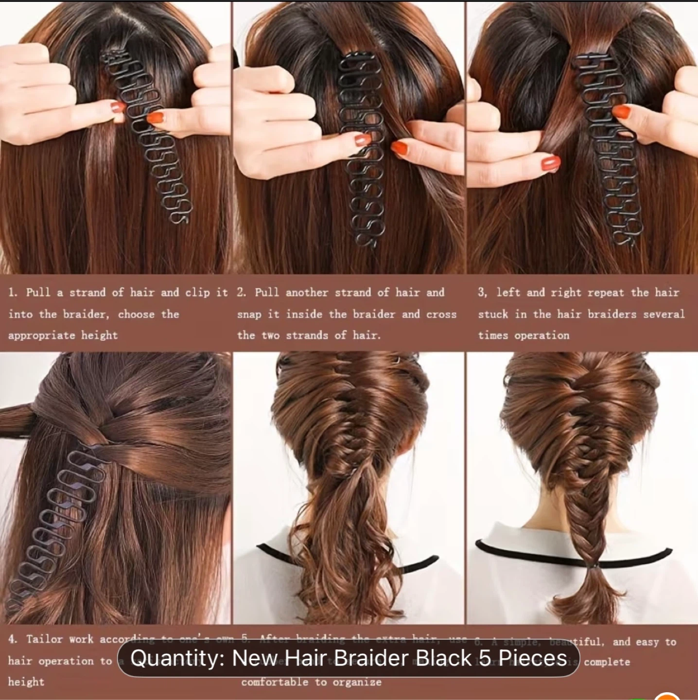 New Hair Braider Tool - Black