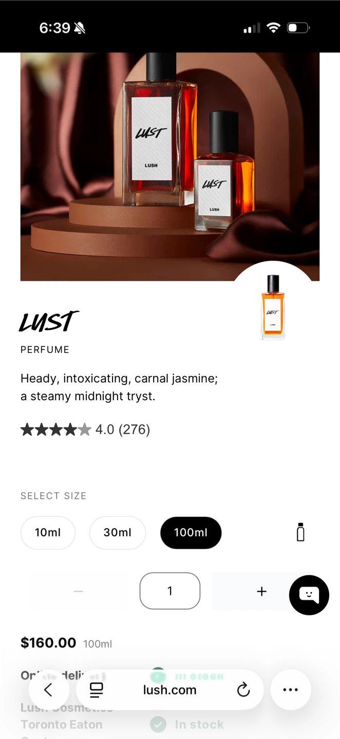 Lush Karma Perfume Parfum 30 ml - photo 2
