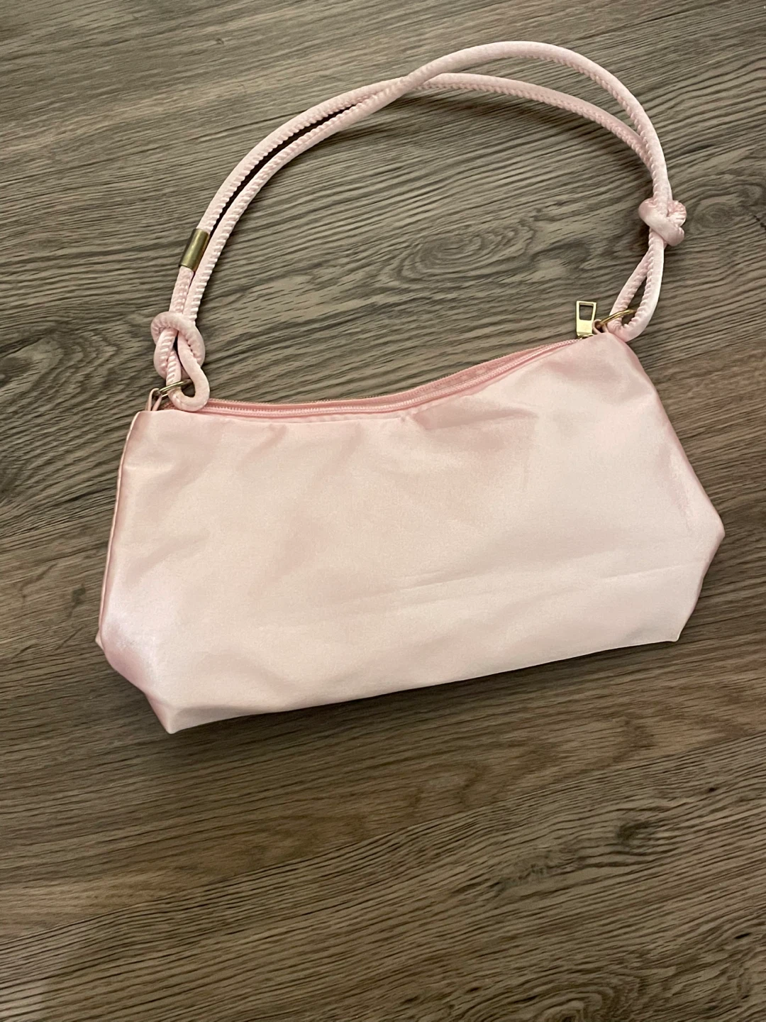 Silky Pink Shoulder Bag