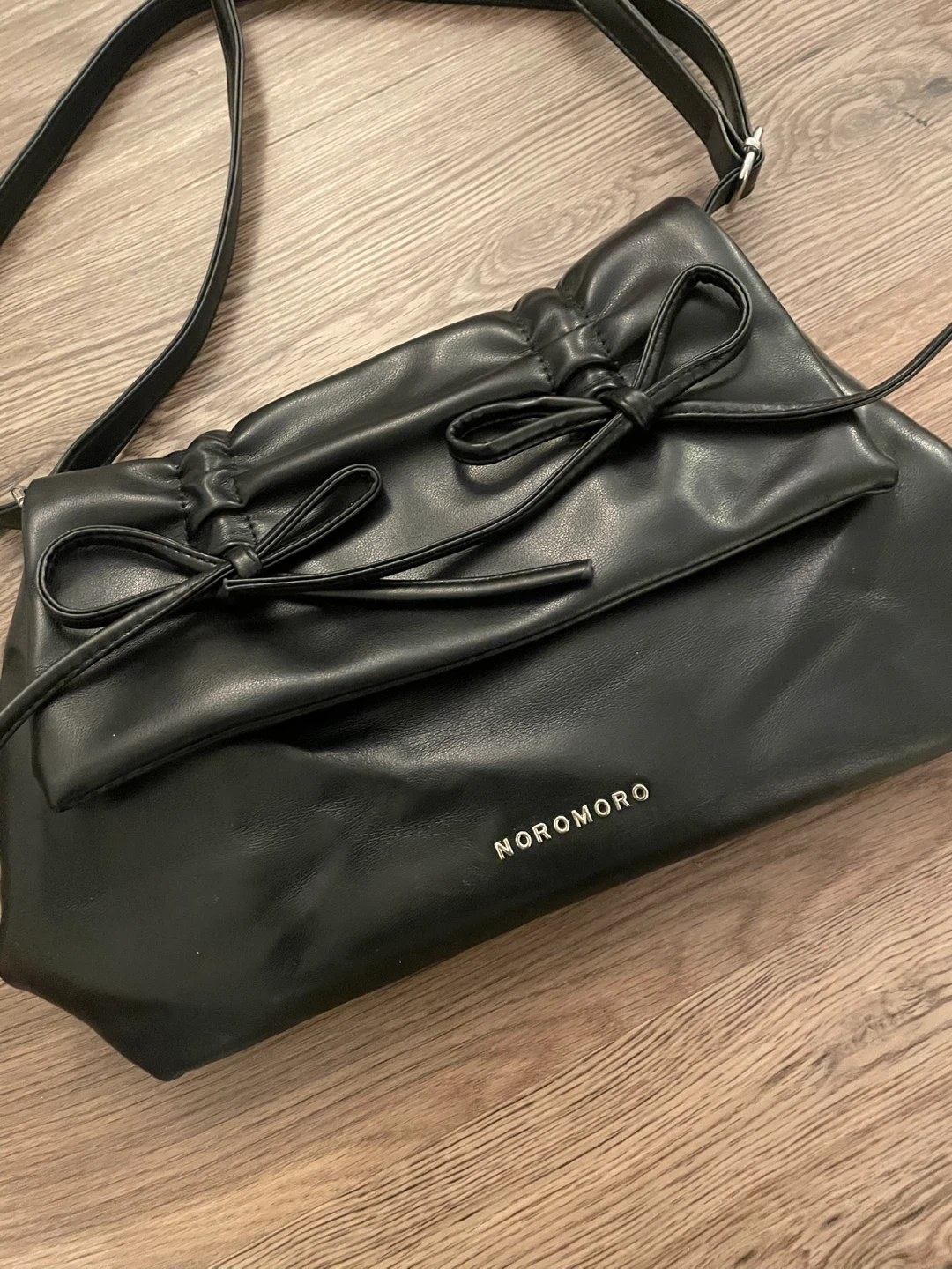 Black Medium Bag with Bows - photo 2