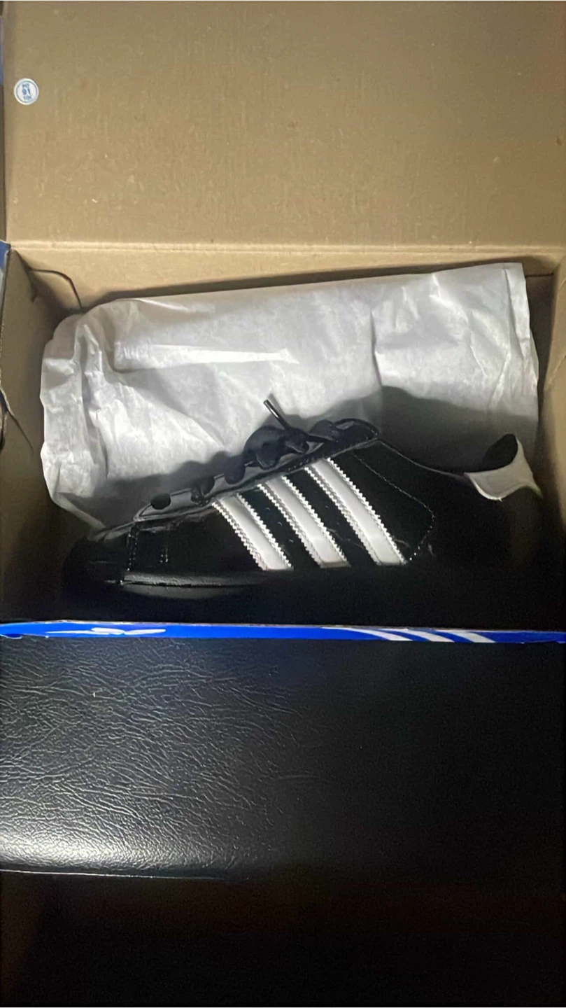 Adidas Superstar Black White Shoes - photo 5