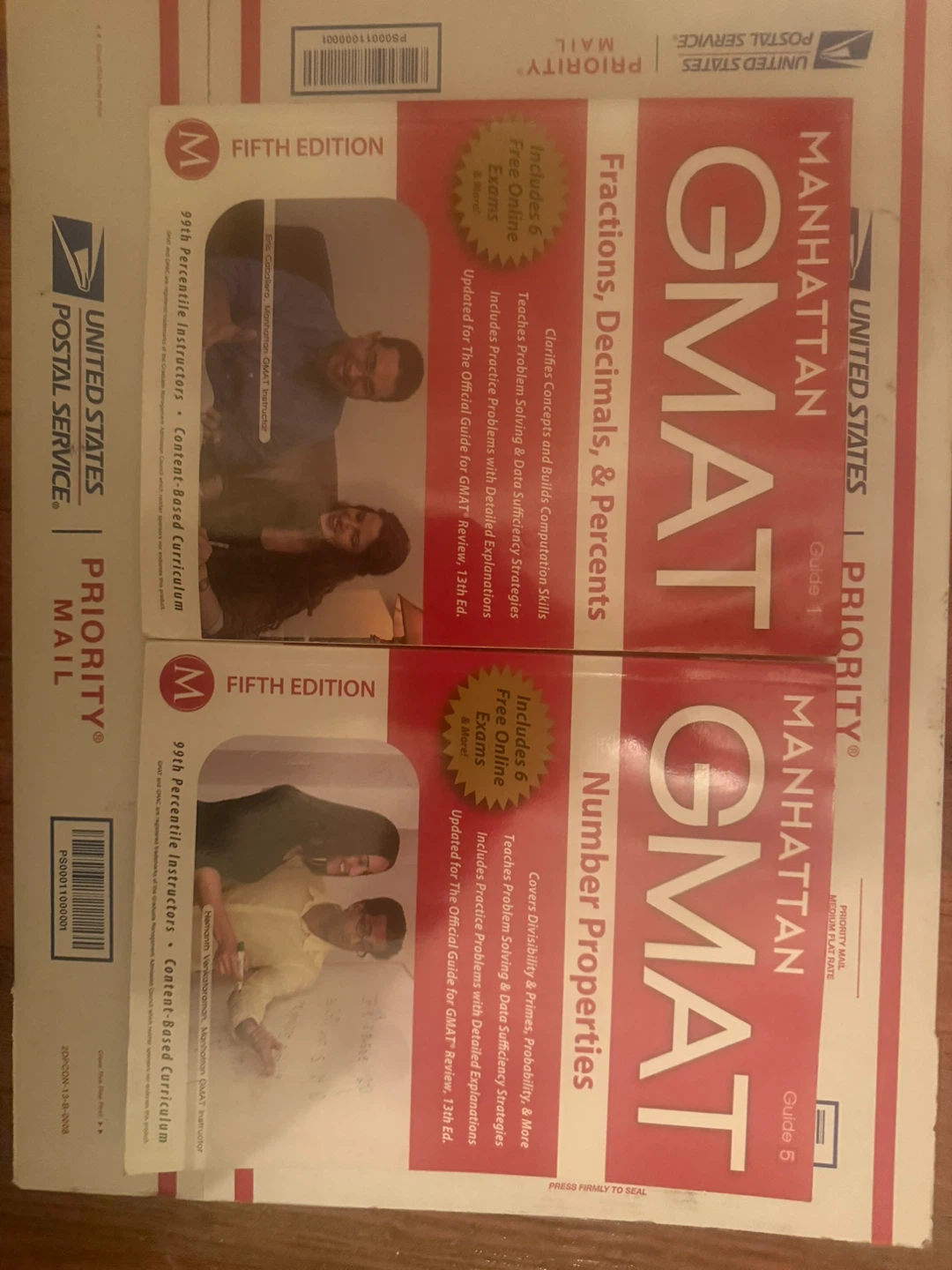 2 Manhattan GMAT Fifth Edition books