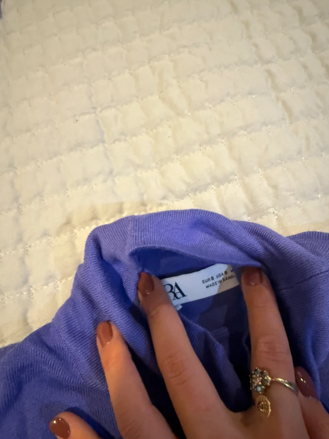 Zara Purple Turtleneck Sweater - Size S - photo 2
