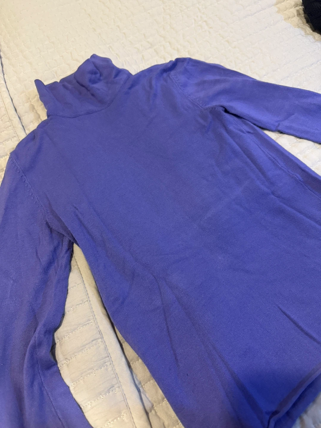 Zara Purple Turtleneck Sweater - Size S