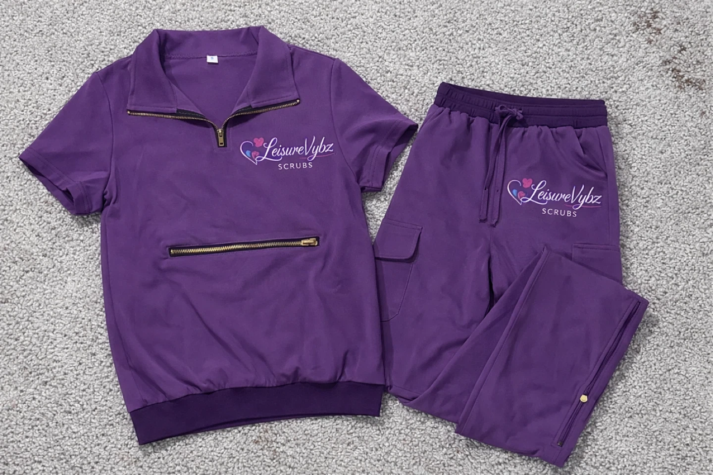 LeisureVybz Scrubs Set - Various Styles & Colors - photo 2