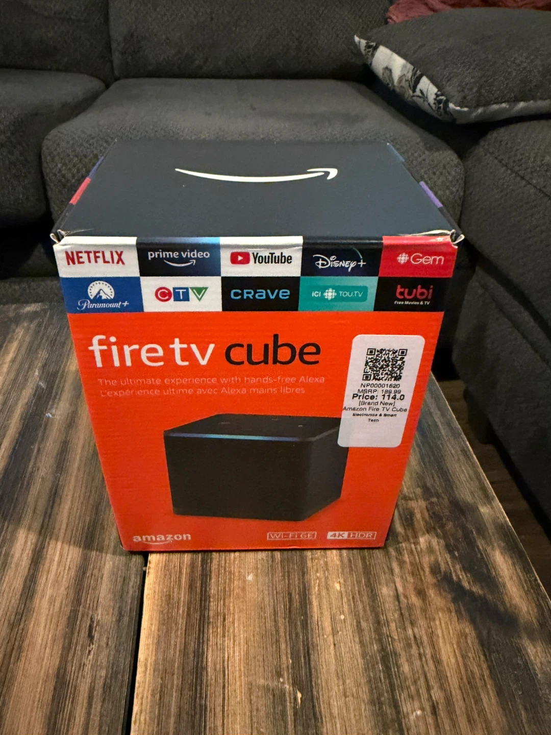 Amazon Fire TV Cube 4K HDR Streaming Media Player