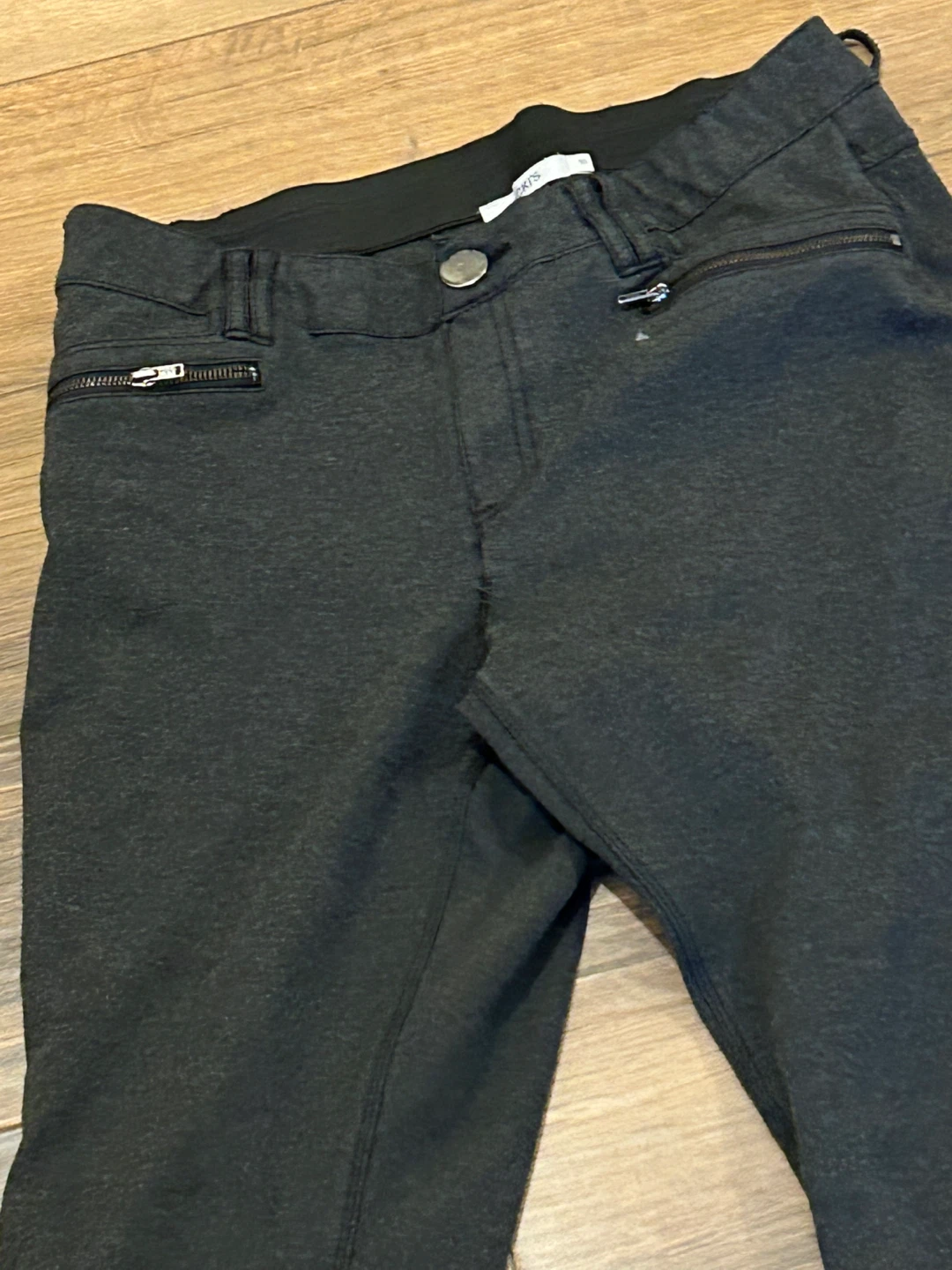 ROKi'S Black Zip Detail Pants Size 10 - photo 2