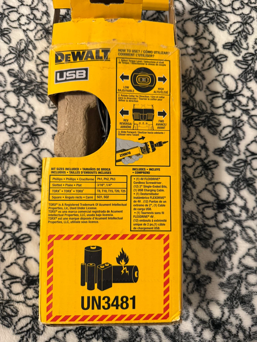 DeWalt USB Cordless Screwdriver Set - photo 2