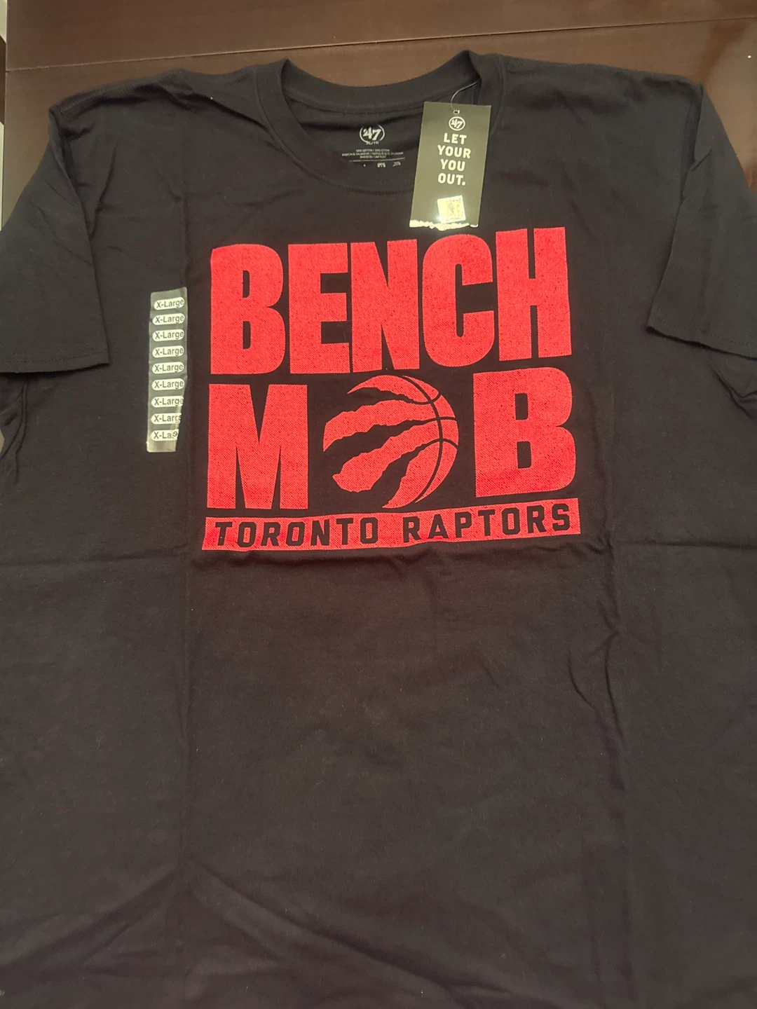 47 Brand Toronto Raptors Bench Mob T-Shirt XL - photo 2