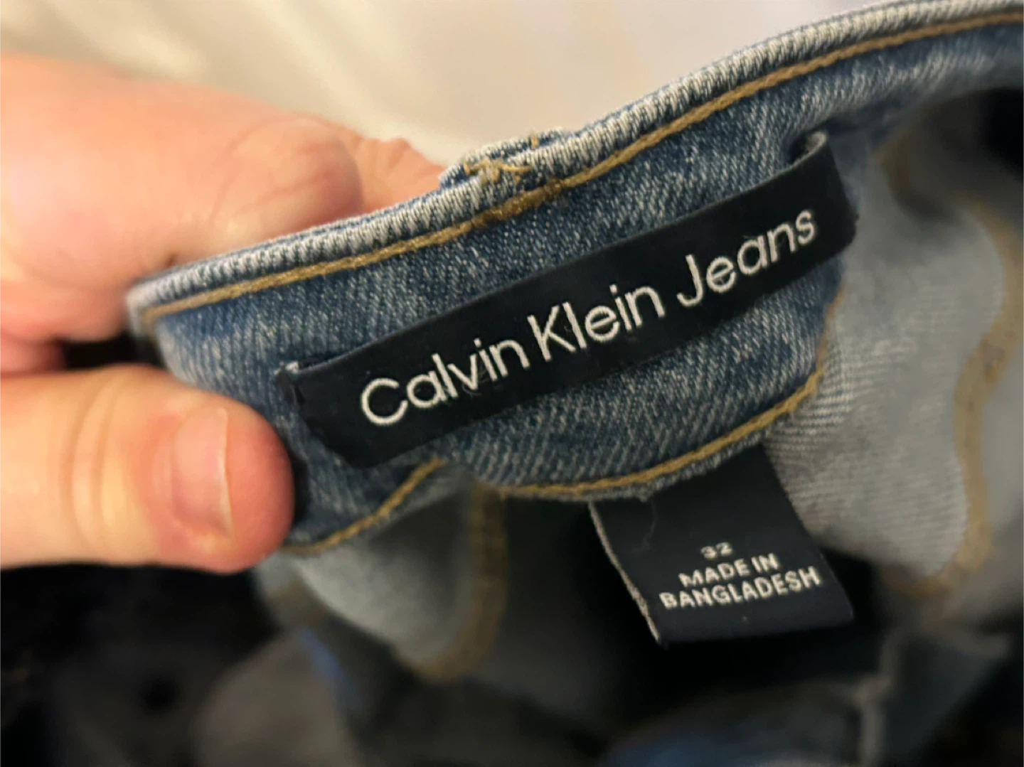 Calvin Klein Jeans Wide Leg Denim Pants Size 32 - photo 2
