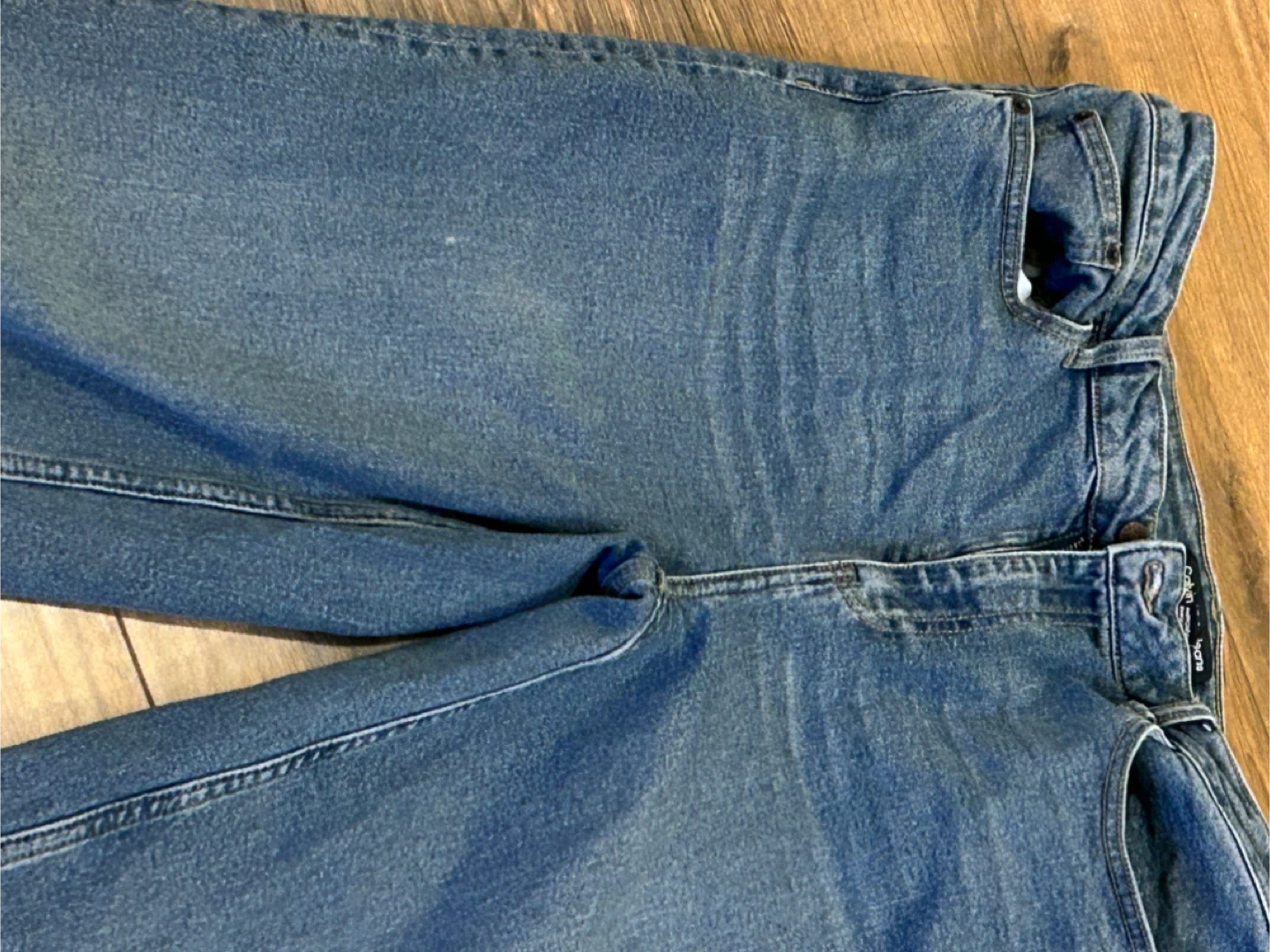 Calvin Klein Jeans Wide Leg Denim Pants Size 32 - photo 3