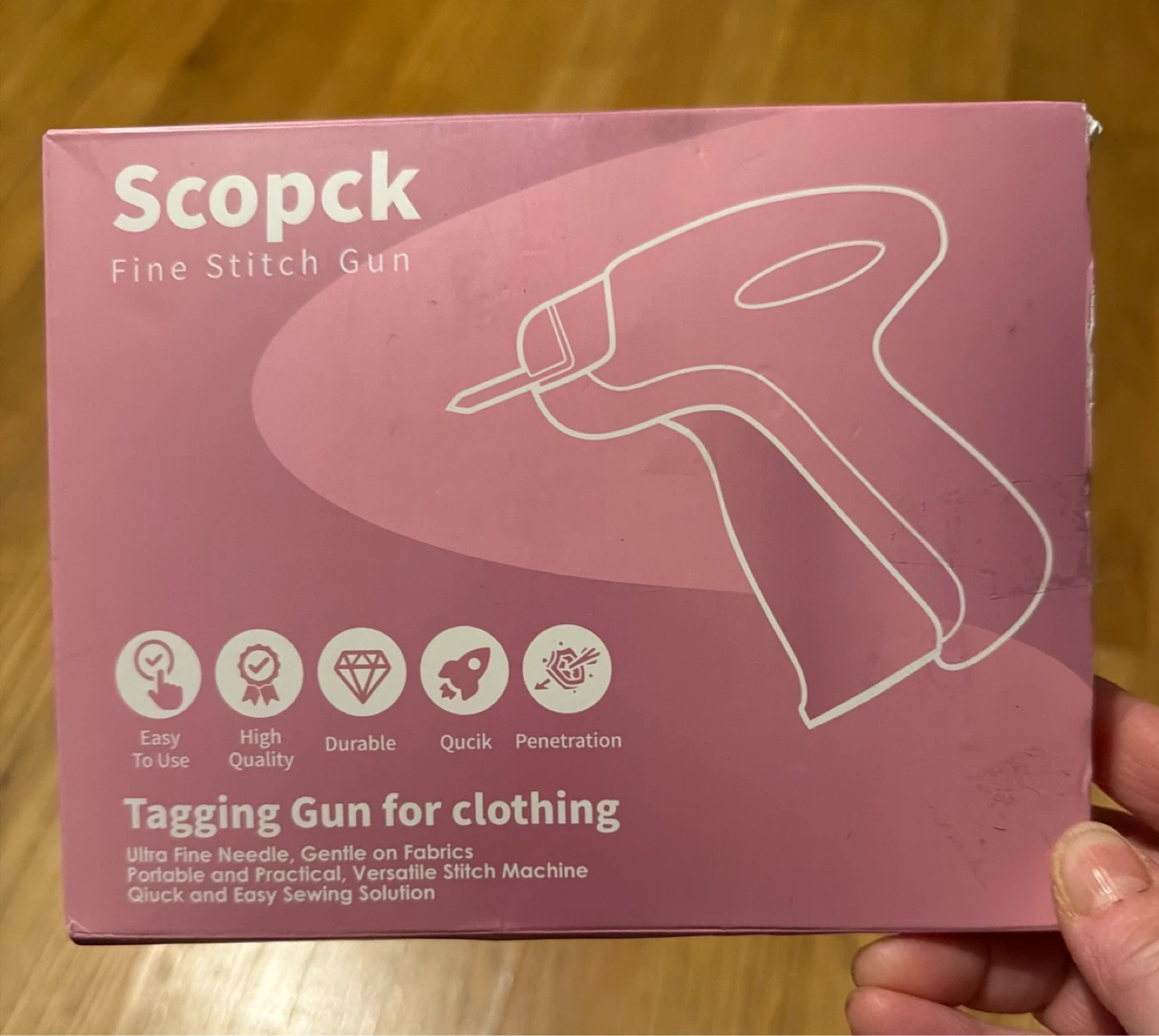 Scopck Fine Stitch Tagging Gun for Clothing