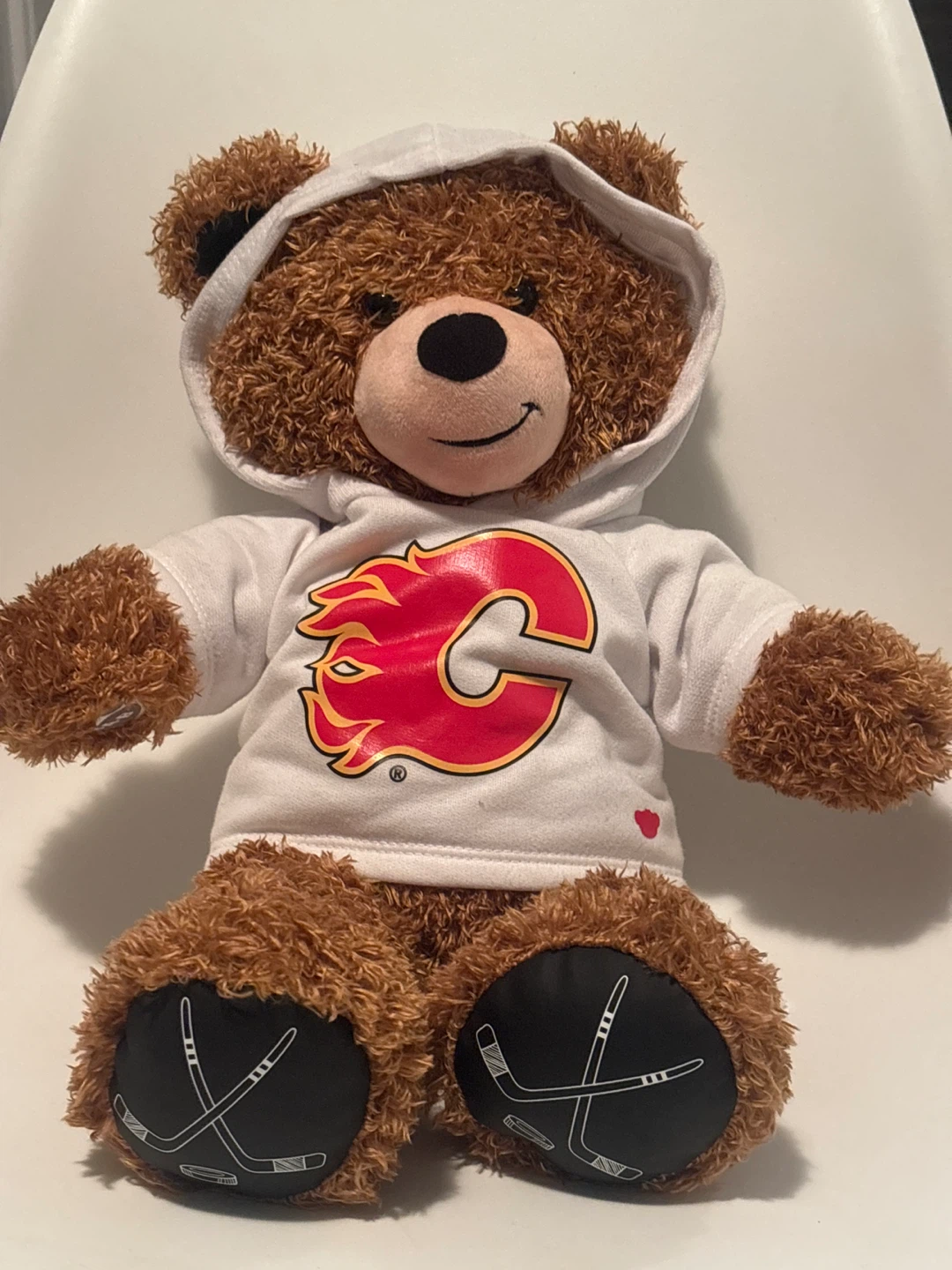 Calgary Flames Teddy Bear Hoodie - photo 2