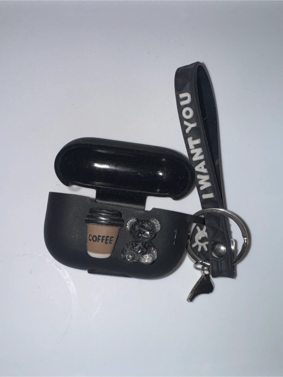 Black AirPods Silicon Case
