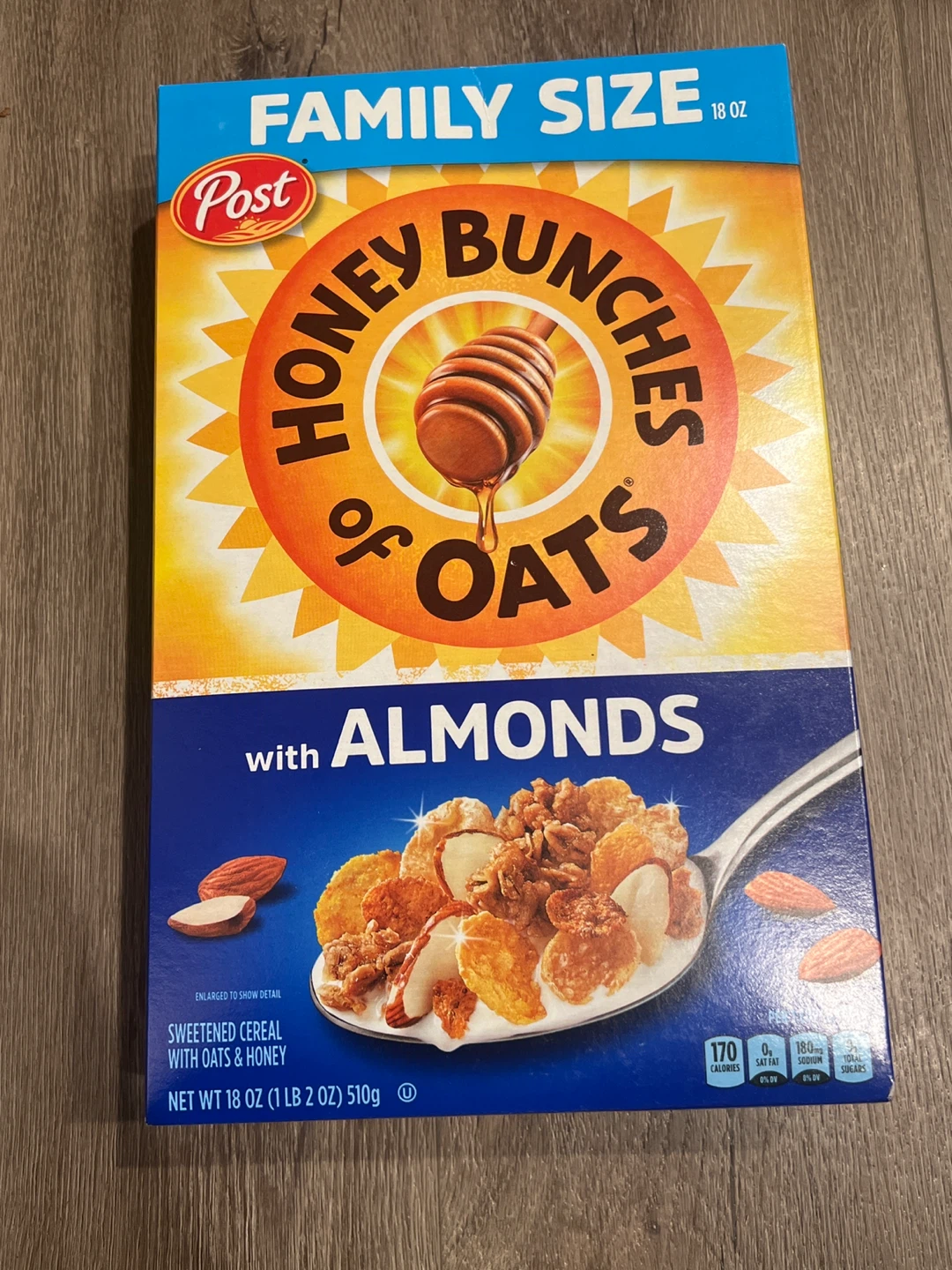 Post Honey Bunches of Oats with Almonds - Family Size 18 oz