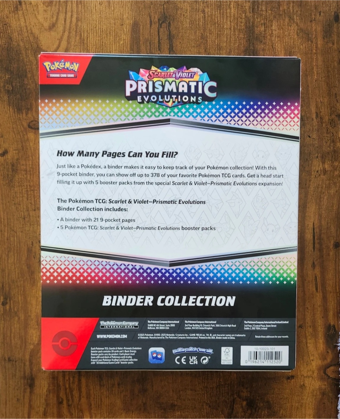 Prismatic evolution binder collection - photo 2