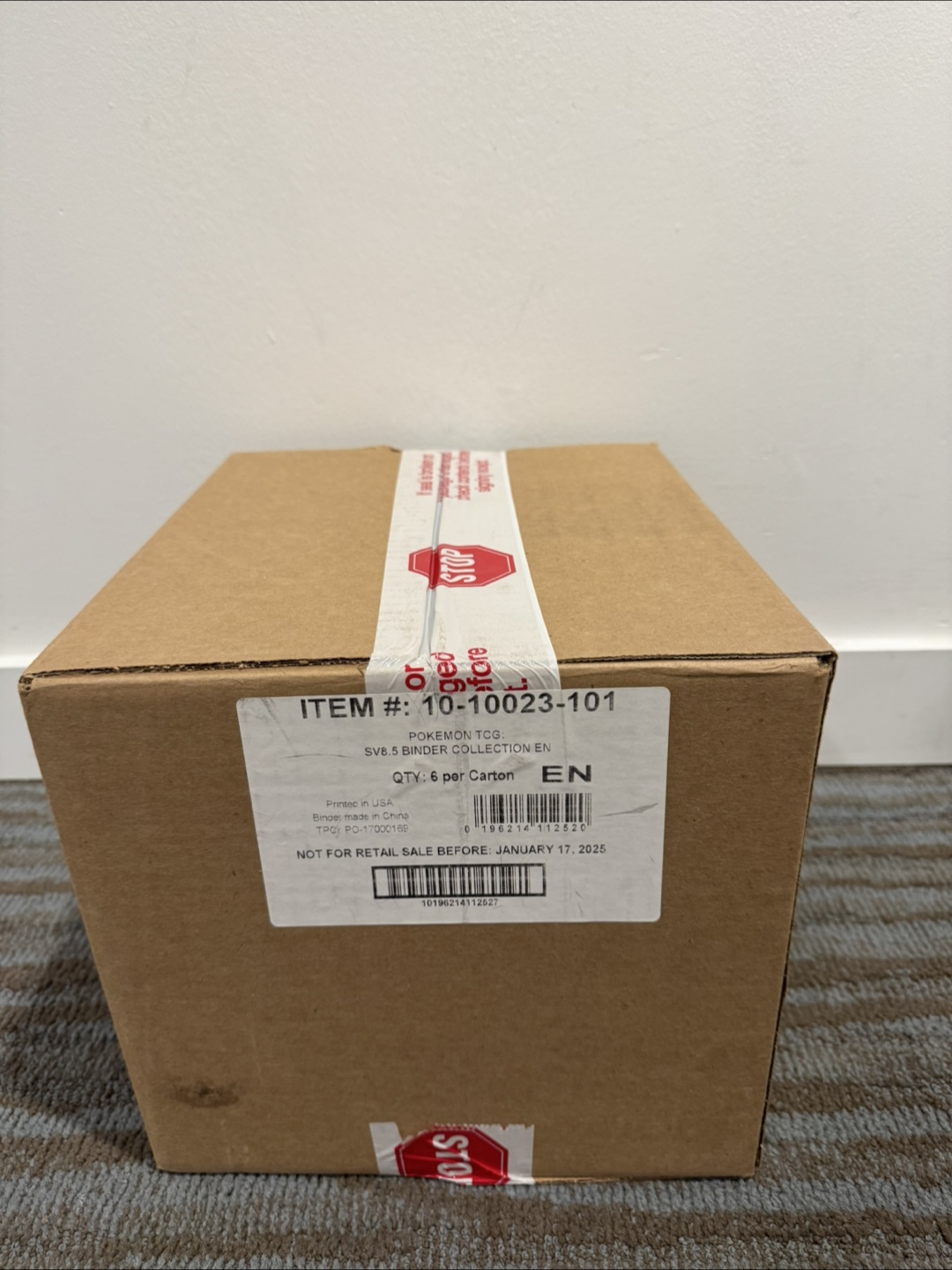 Prismatic evolution binder collection sealed case of 6