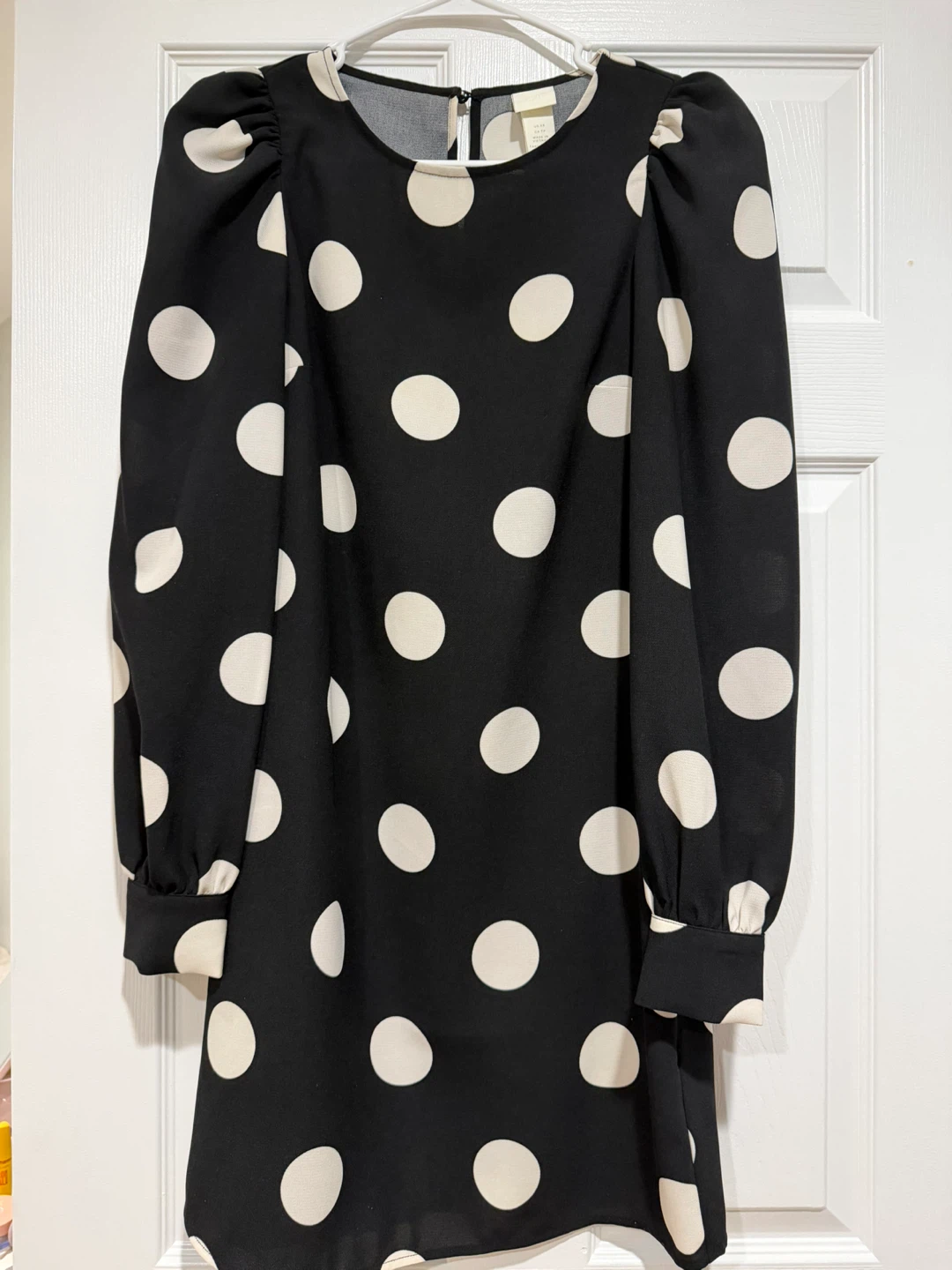 H&M Black & White Polka Dot Dress - US XS