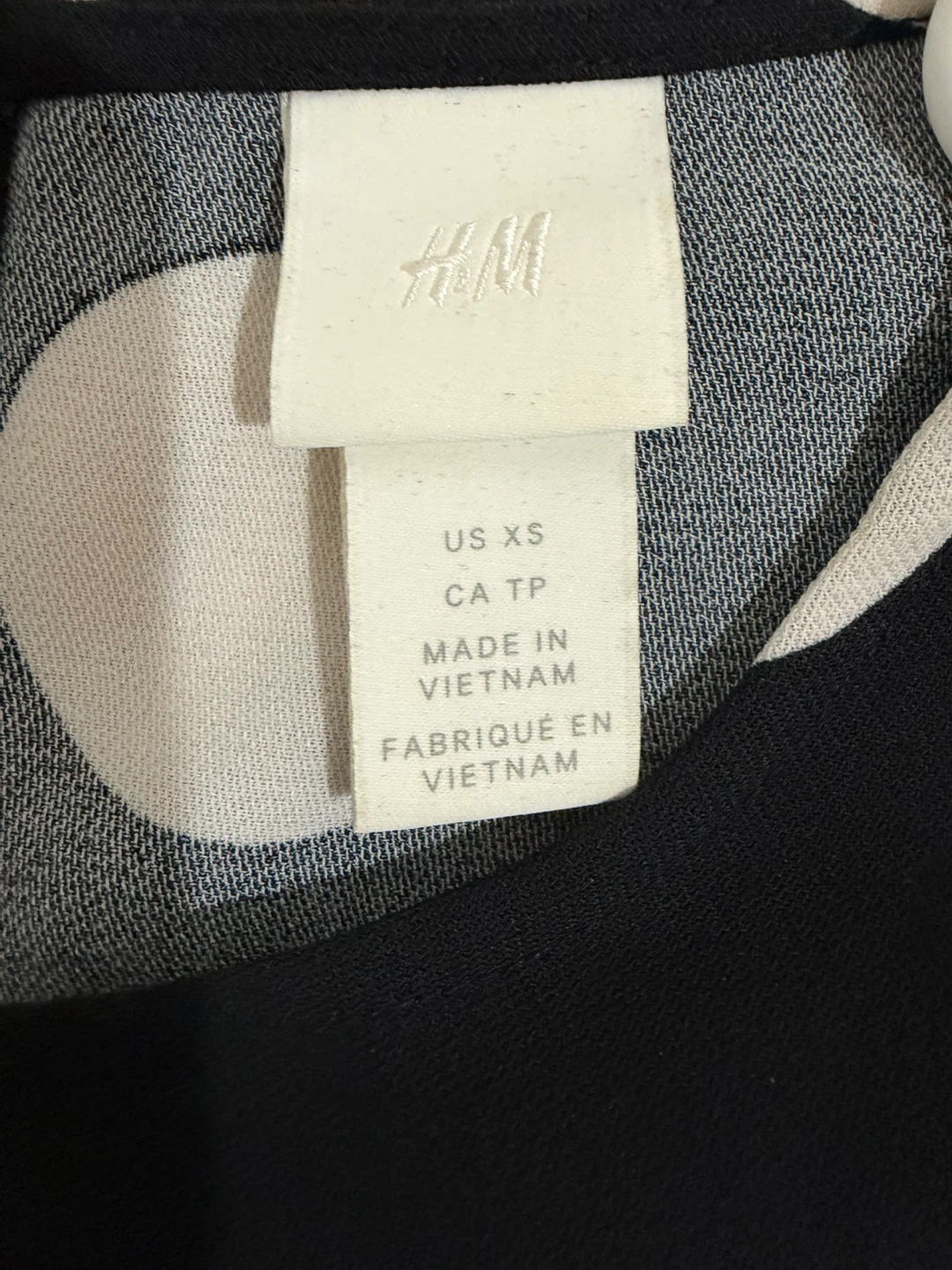 H&M Black & White Polka Dot Dress - US XS - photo 4