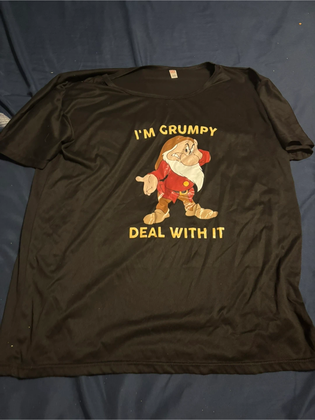 Black Grumpy Dwarf T-Shirt