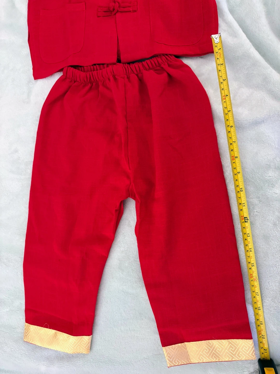 Red Traditional Chinese Outfit Set - photo 2