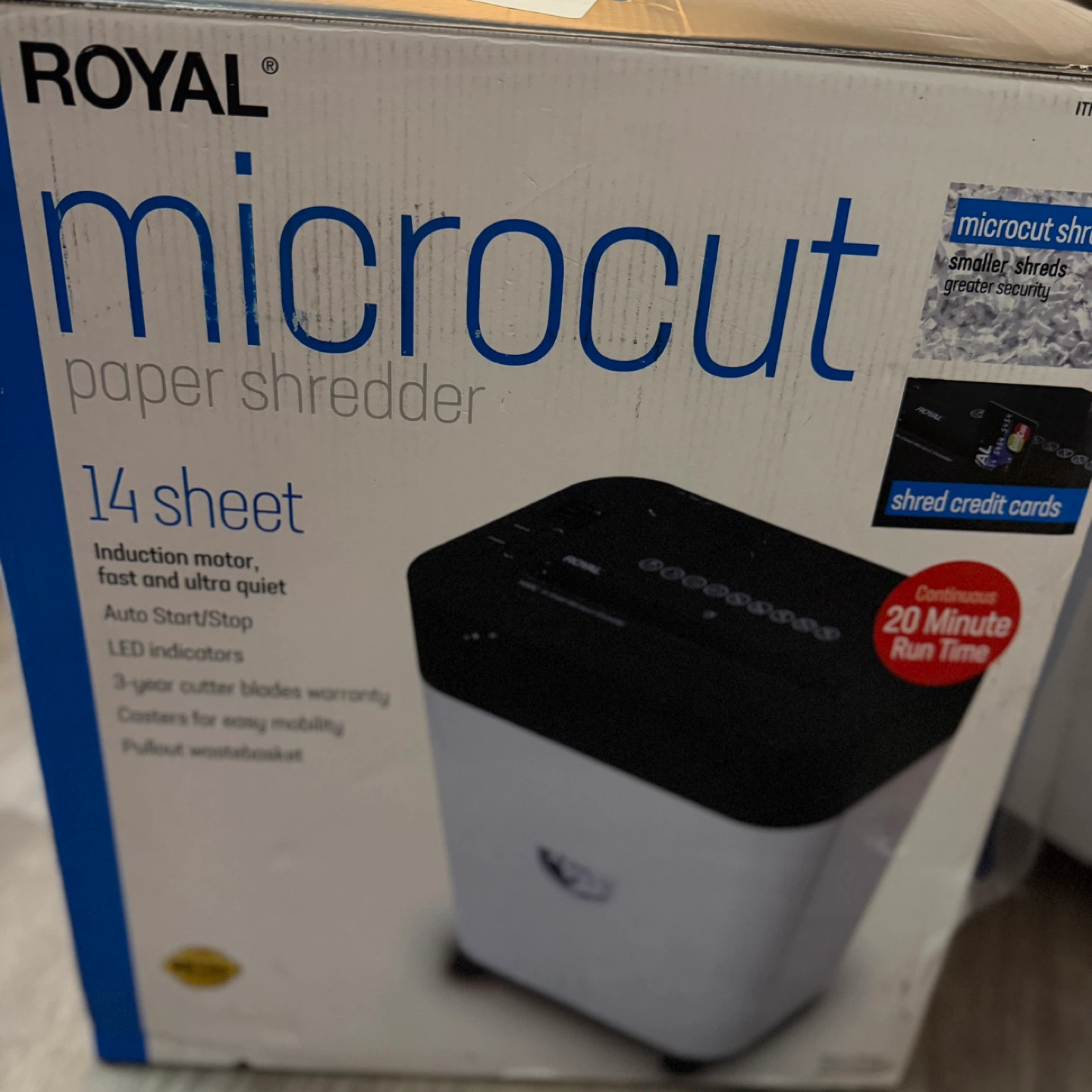 Royal 14MC Microcut Paper Shredder — NEW in Box - photo 2