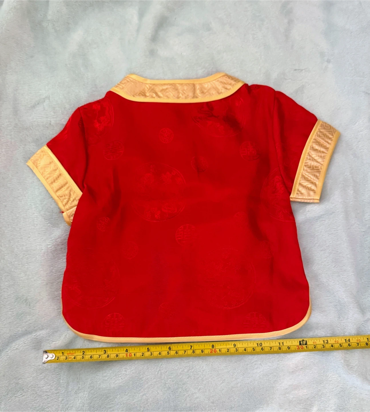 Red Dragon Chinese Style Top with Pants - photo 3