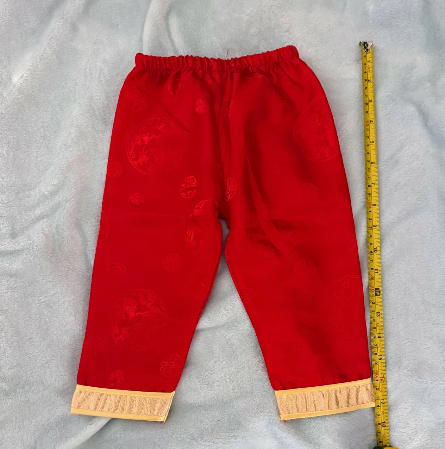 Red Dragon Chinese Style Top with Pants - photo 4