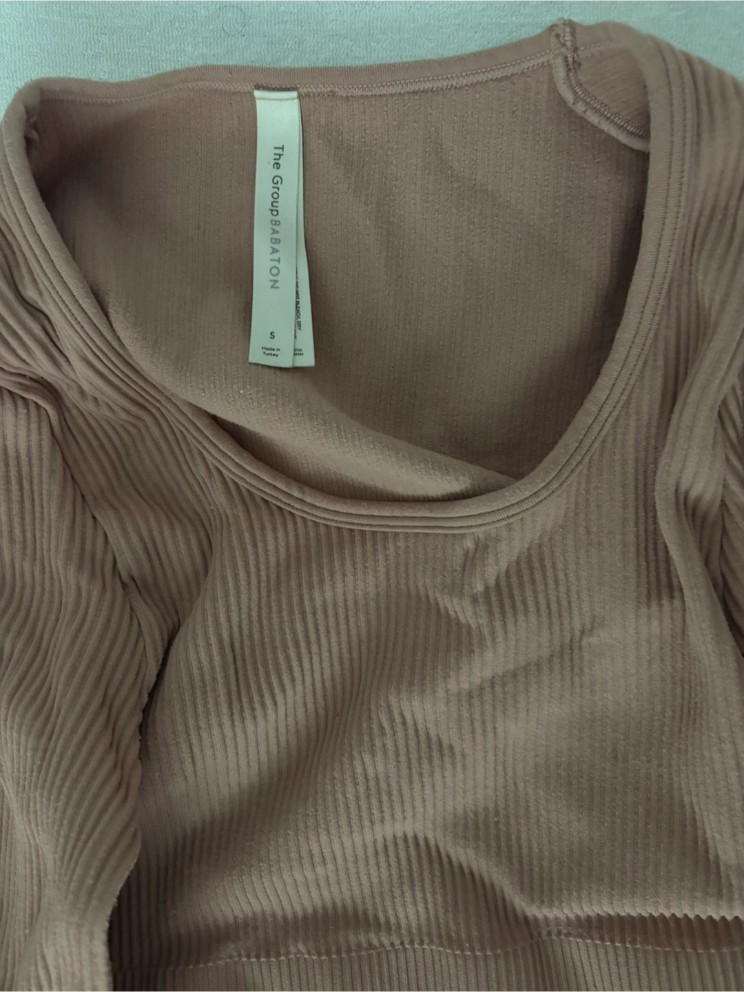 The Group by Babaton Ribbed Long Sleeve Top Size S - photo 2