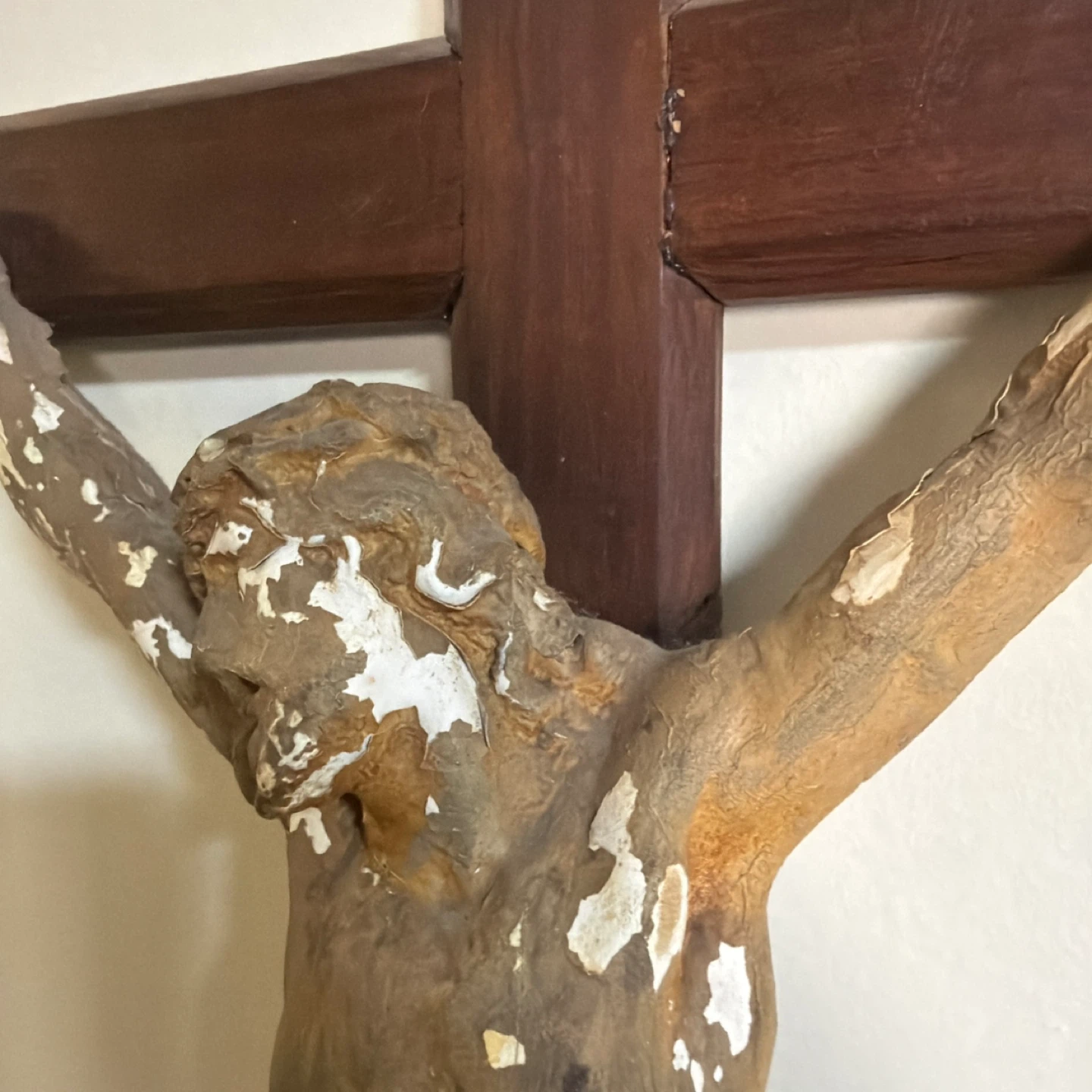 Vintage  Antique Jesus Christ Crucifix Wall Hanging - photo 4