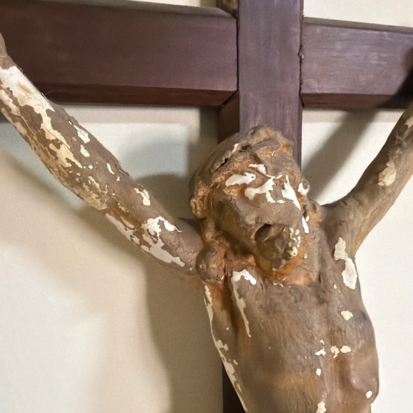 Vintage  Antique Jesus Christ Crucifix Wall Hanging