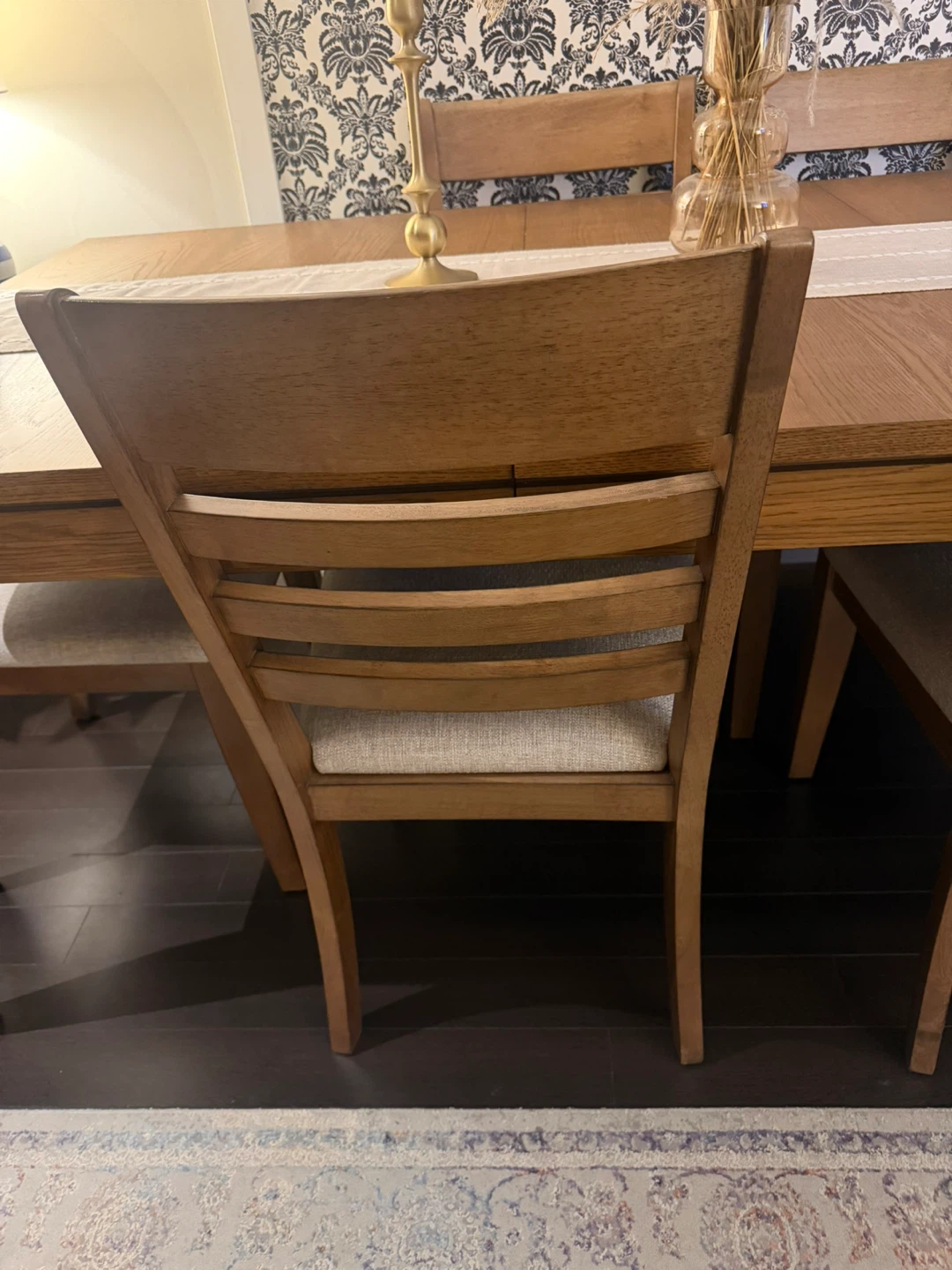 Extendable Wooden DiningTable & Chairs from Property Brothers - photo 3